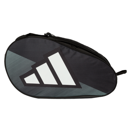 Adidas Padel Racket Bag Control 26 black teal graphic with large white Adidas logo on Tampa Home & Garden Store