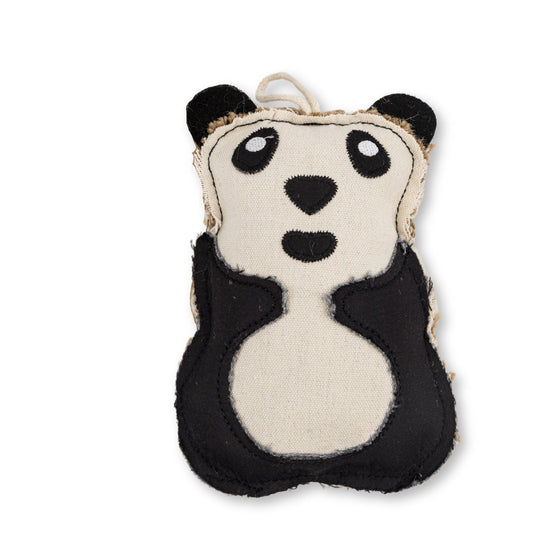 Canvas & Jute Panda-Shaped Dog Chew Toy – Durable, Safe and Non-Toxic - Tampa Home & Garden Store