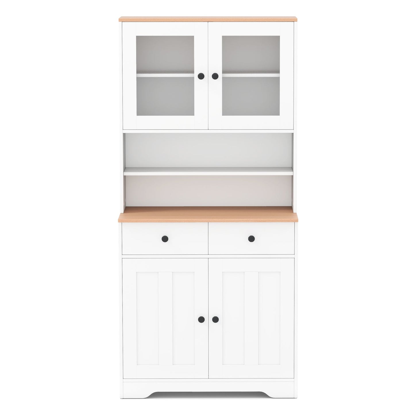 Pantry Cabinet with 2 Removable Shelves