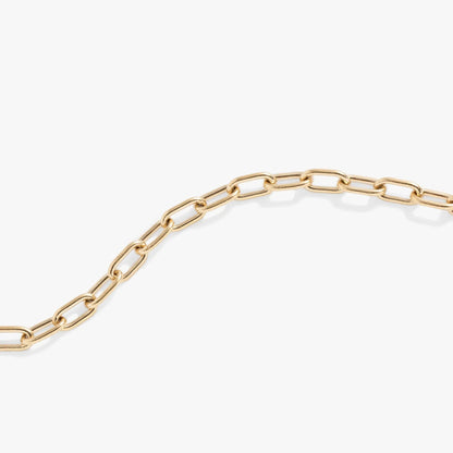 Everyday Paperclip Chain Bracelet by ALEX AND ANI in gold-tone with elongated links on Tampa Home & Garden Store