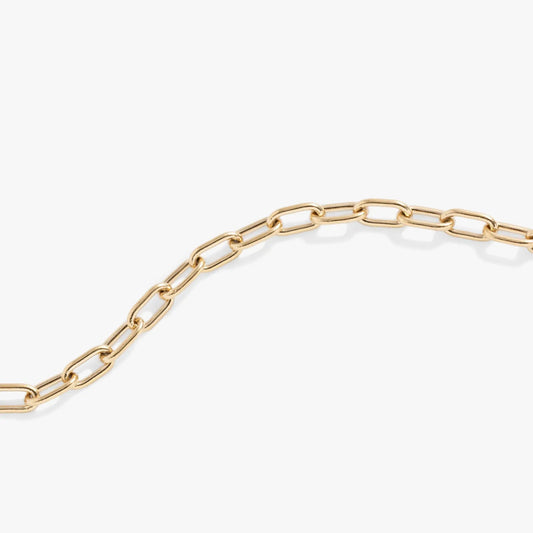 Everyday Paperclip Chain Bracelet by ALEX AND ANI in gold-tone with elongated links on Tampa Home & Garden Store
