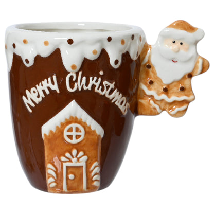 Taza de jengibre festiva -