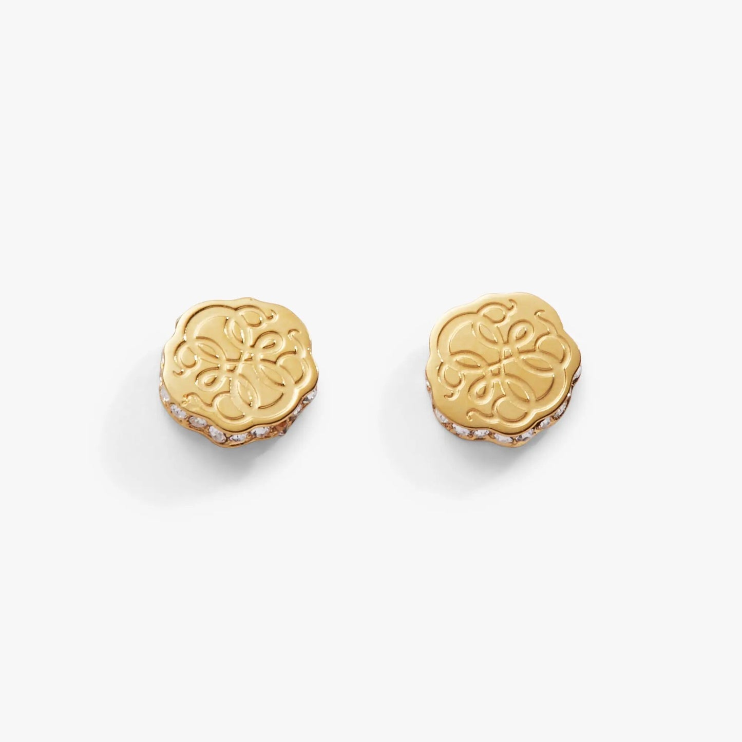 Path of Life Mini Stud Earrings Stainless Steel