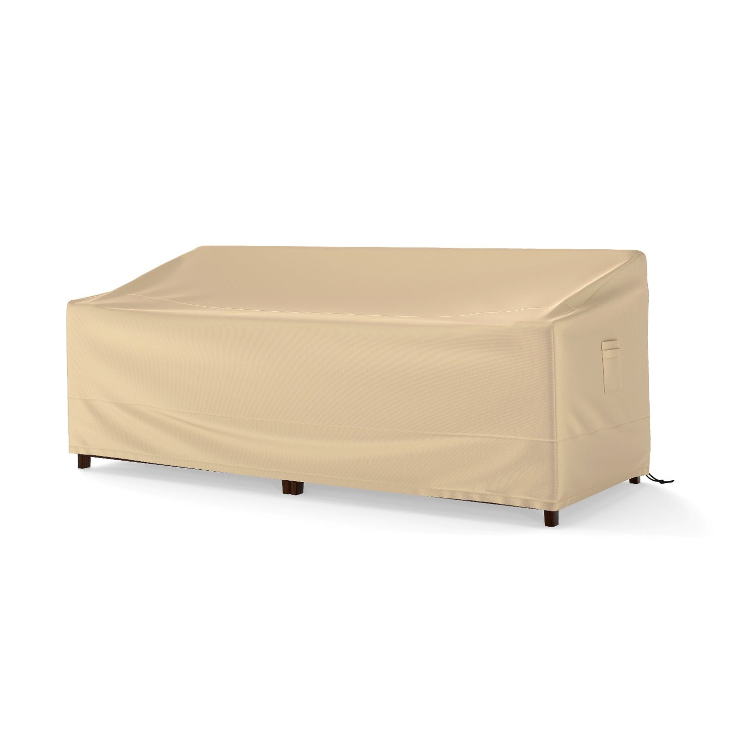 Cubierta para muebles de patio con asa acolchada y correas de cierre con clic - 60 x 43 x 30 pulgadas