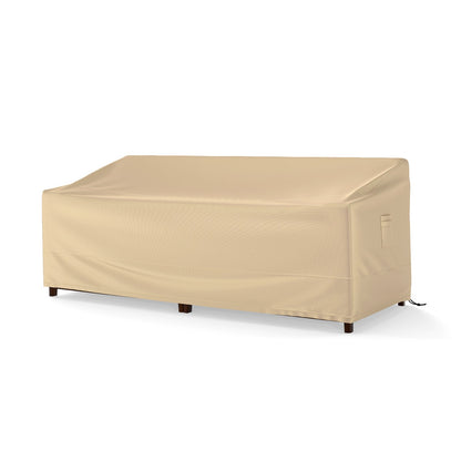 Cubierta para muebles de patio con asa acolchada y correas de cierre con clic - 60 x 43 x 30 pulgadas