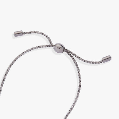 Bracelet April Everyday Birthstone Pave Bolo by Alex and Ani, silver-tone chain with bolo clasp on Tampa Home & Garden Store