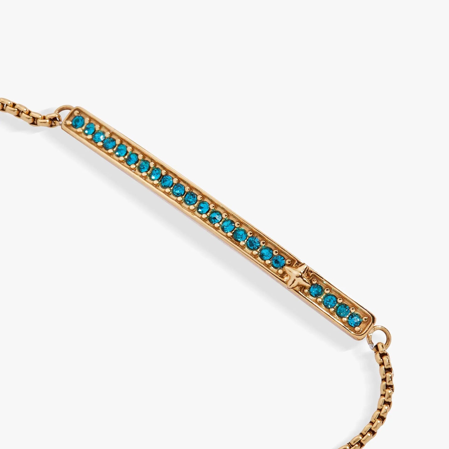 December Everyday Birthstone Pave Bolo Bracelet rose gold with turquoise by ALEX AND ANI on Tampa Home & Garden Store