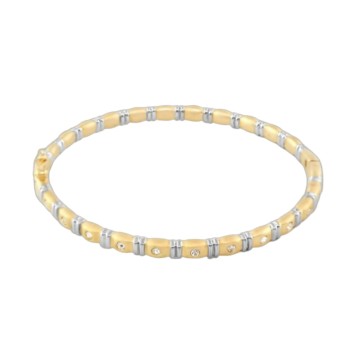 Axis LGA Stackable Bracelet tan beads with silver spacers by Lauren G Adams on Tampa Home & Garden Store