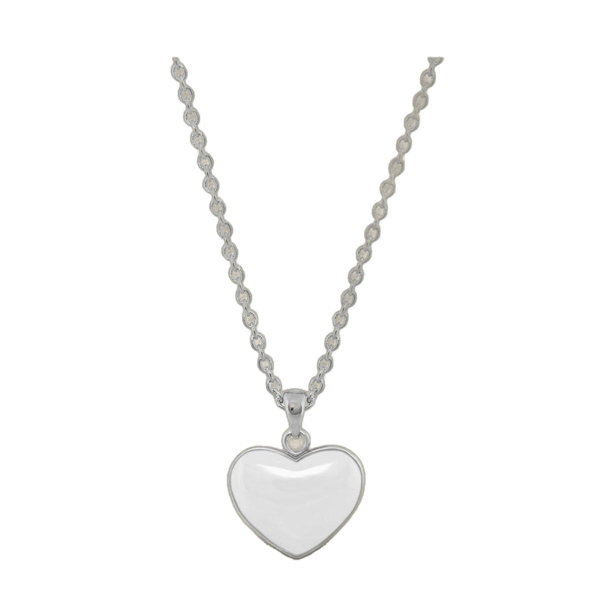 Baby Hearts Necklace with silver heart pendant on delicate chain Lauren G Adams on Tampa Home & Garden Store