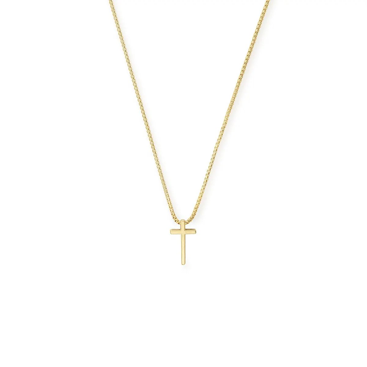 Cross Necklace by ALEX AND ANI, gold-tone chain with cross pendant on Tampa Home & Garden Store