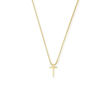 Cross Necklace by ALEX AND ANI, gold-tone chain with cross pendant on Tampa Home & Garden Store
