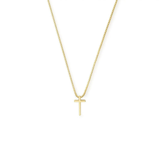 Cross Necklace by ALEX AND ANI, gold-tone chain with cross pendant on Tampa Home & Garden Store