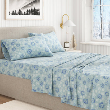 Classic Turkish Cotton Flannel Sheet and Pillow