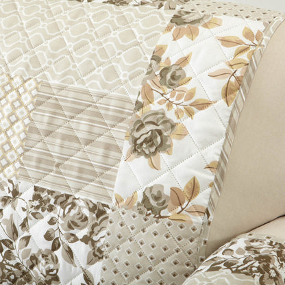Reversible Floral Patchwork Furniture Cover