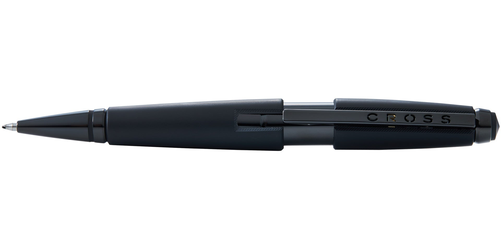 Edge Matte Black Lacquer Gel Rollerball Pen by A.T. Cross with CROSS clip on Tampa Home & Garden Store