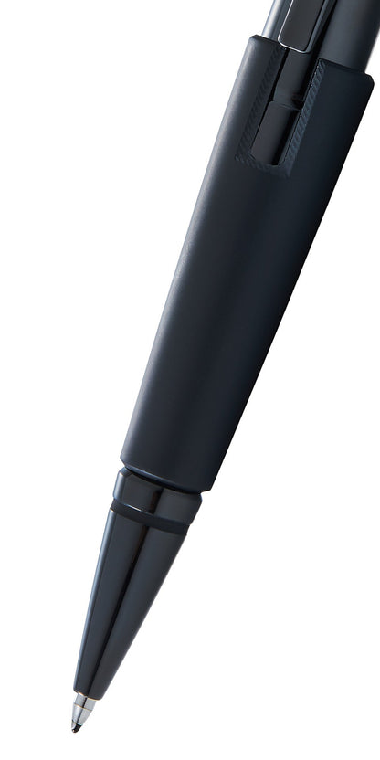 Edge Matte Black Lacquer Gel Rollerball Pen by A.T. Cross; matte black lacquer body on Tampa Home & Garden Store