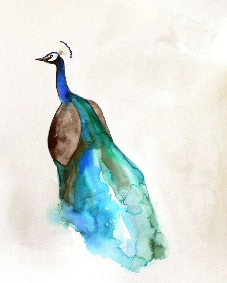 Pavo real I Lámina artística