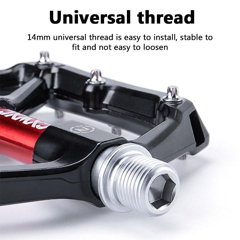 Flat Pedals With Sealed Bearings Mountain Bike