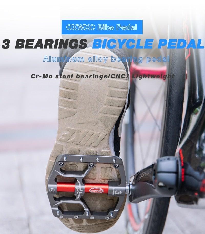 Flat Pedals With Sealed Bearings Mountain Bike