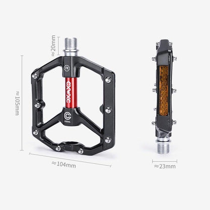 Flat Pedals With Sealed Bearings Mountain Bike