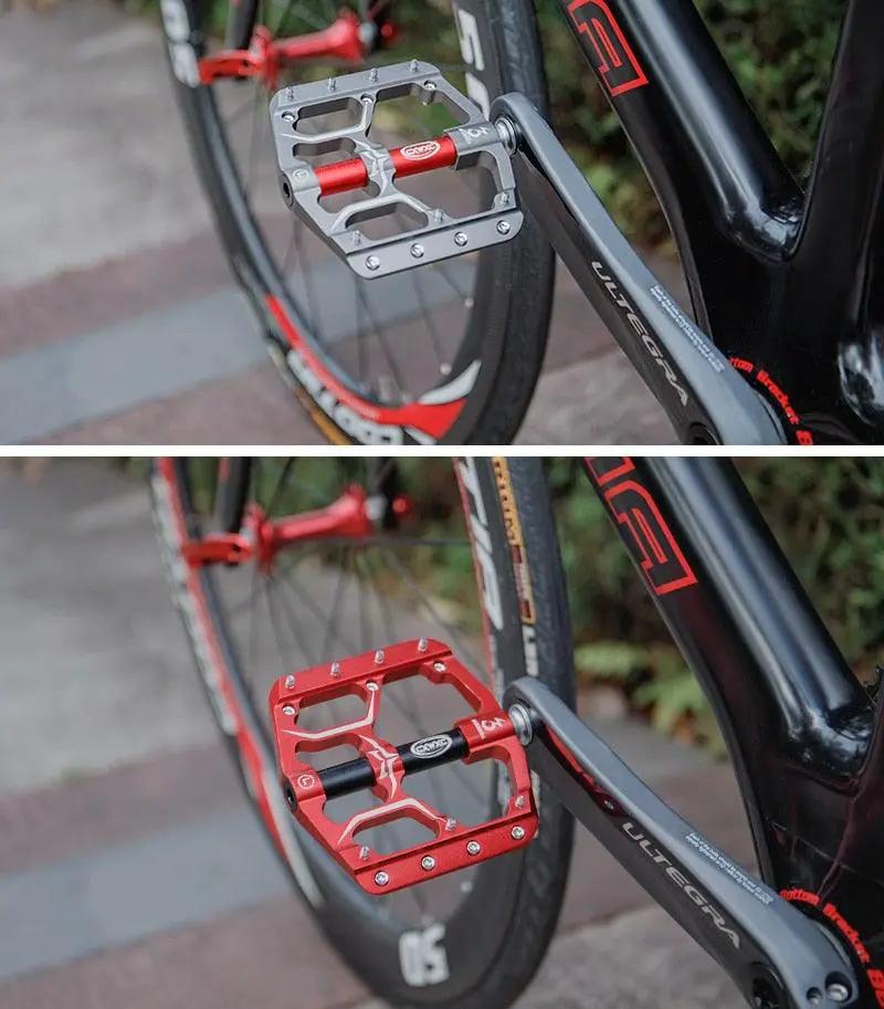 Flat Pedals With Sealed Bearings Mountain Bike
