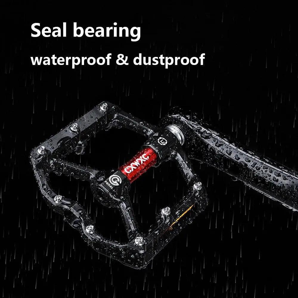 Flat Pedals With Sealed Bearings Mountain Bike