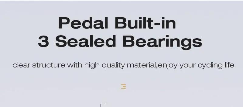Flat Pedals With Sealed Bearings Mountain Bike