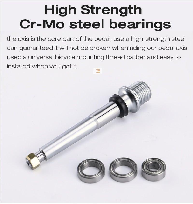 Flat Pedals With Sealed Bearings Mountain Bike