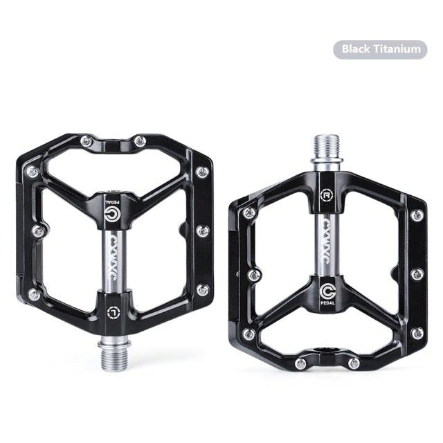 Flat Pedals With Sealed Bearings Mountain Bike