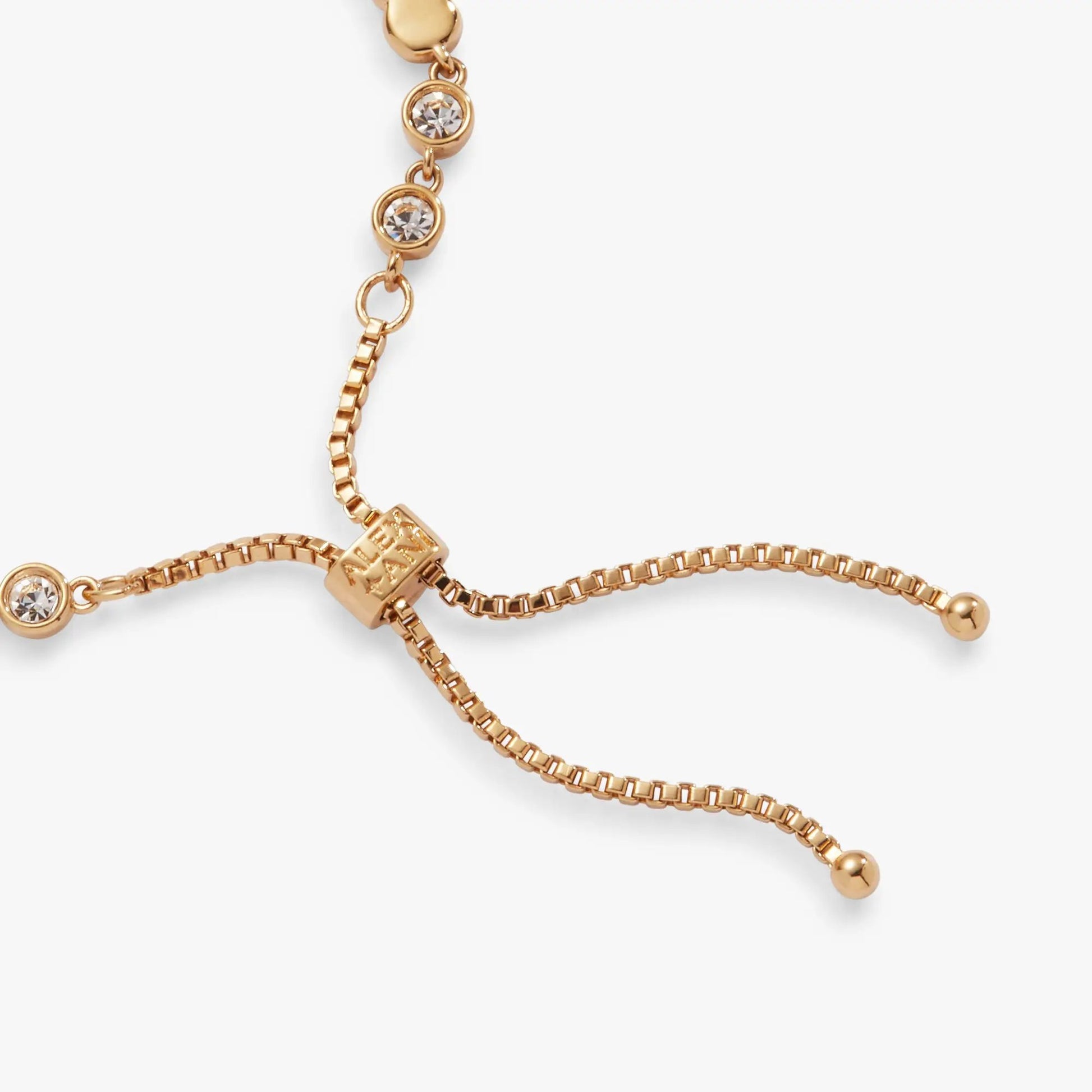 PEEPS Bunny Bolo Bracelet by ALEX AND ANI in rose gold with crystal accents on Tampa Home & Garden Store