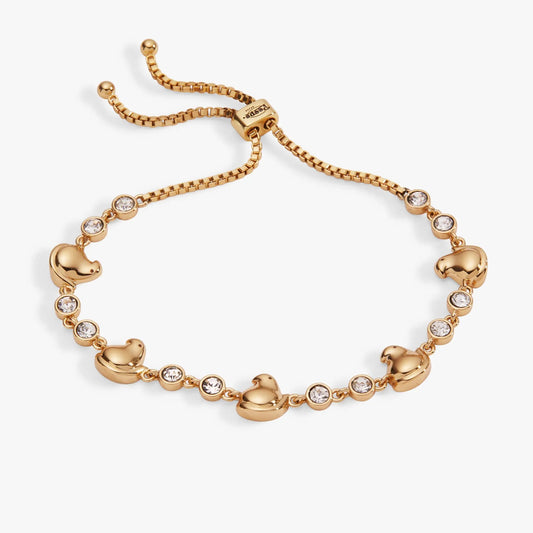 Peeps Chick Bolo Bracelet by ALEX AND ANI; rose gold-tone chain with crystal accents on Tampa Home & Garden Store