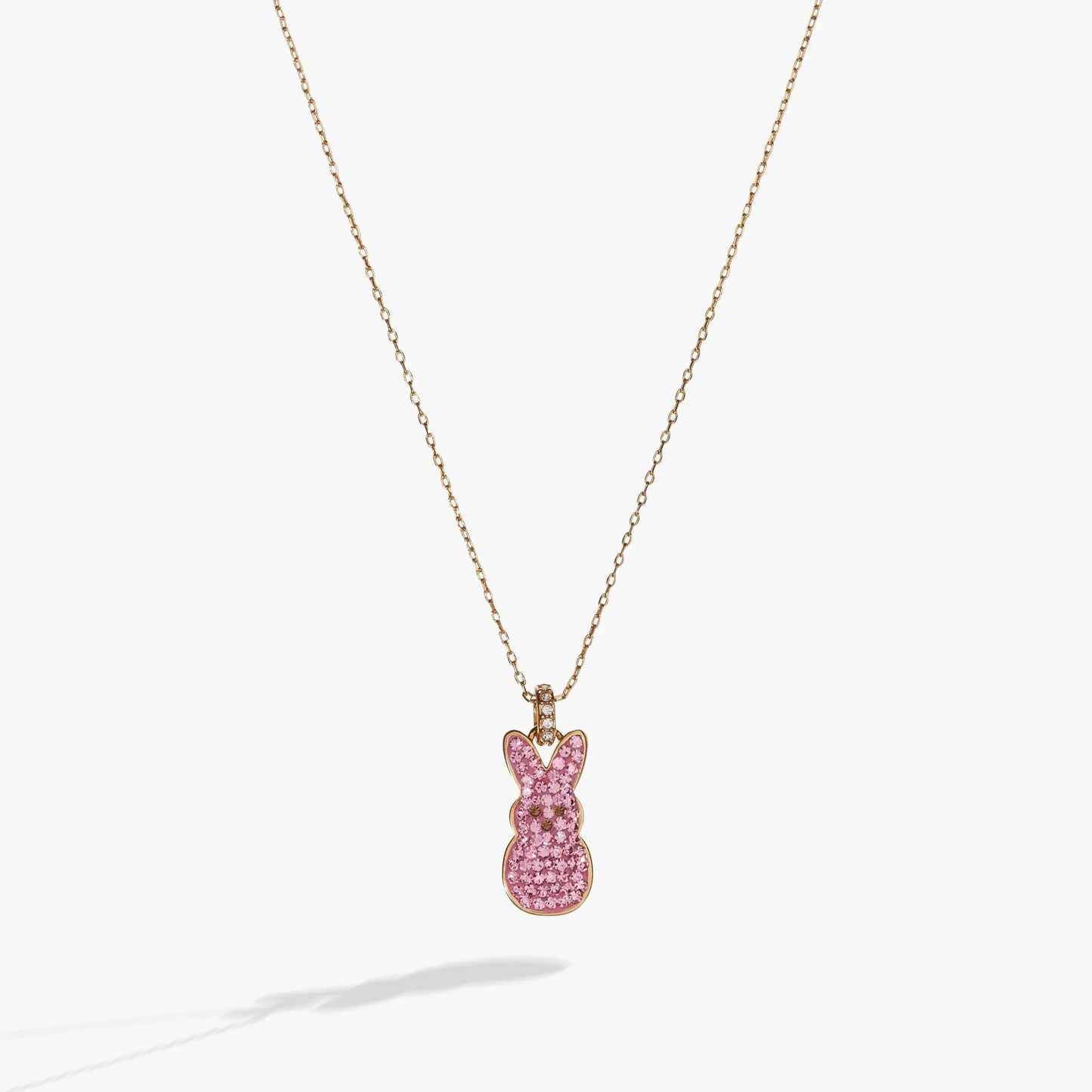 PEEPS Pink Crystal Bunny Pendant Necklace by Alex and Ani on Tampa Home & Garden Store