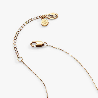 Peeps Pink Crystal Bunny Necklace by ALEX AND ANI, rose gold chain with two charms on Tampa Home & Garden Store