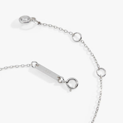 Bracelet, PEEPS Precious Peepsake by ALEX AND ANI, sterling silver with crystal charm and chain on Tampa Home & Garden Store