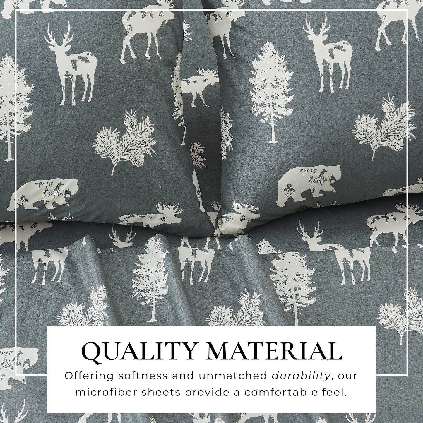 Lodge Printed Sheet Set and the Rustic Print