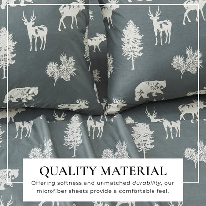 Lodge Printed Sheet Set and the Rustic Print