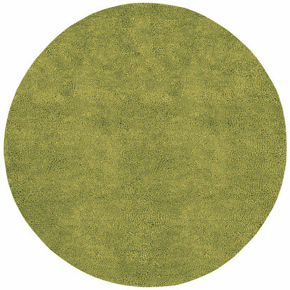 Frederika solid olive green wool shag rug by Boutique Rugs clearance on Tampa Home & Garden Store