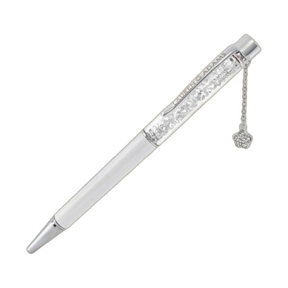 Lauren G Adams pen with crystal-filled silver barrel and dangling charm on Tampa Home & Garden Store