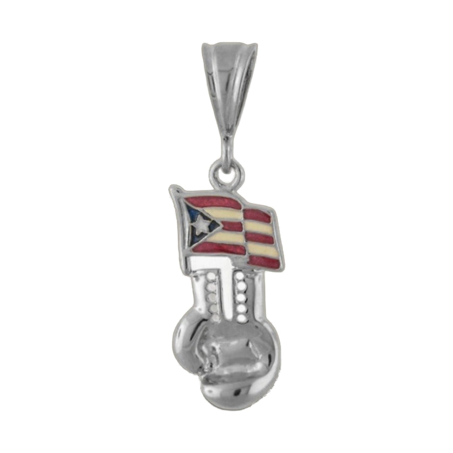 Pendants Charm silver-tone key-shaped pendant with USA flag enamel by Lauren G Adams on Tampa Home & Garden Store