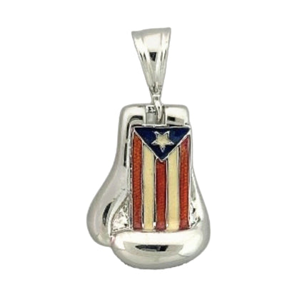 Pendants Charm shield pendant with red cream stripes blue triangle and star on Tampa Home & Garden Store