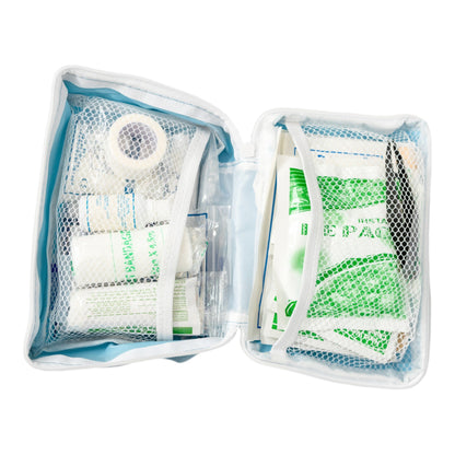 Trousse de premiers secours pour animaux de compagnie Country Living 50 pièces : soins d’urgence, sécurité, aventure et voyages.