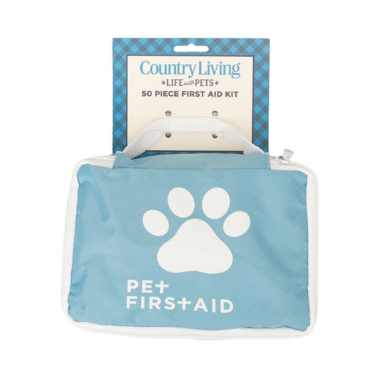 Country Living 50-Piece Pet Travel First Aid Kit for Emergencies, Safety, Adventure & On-the-Go Pet Care - Tampa Home & Garden Store