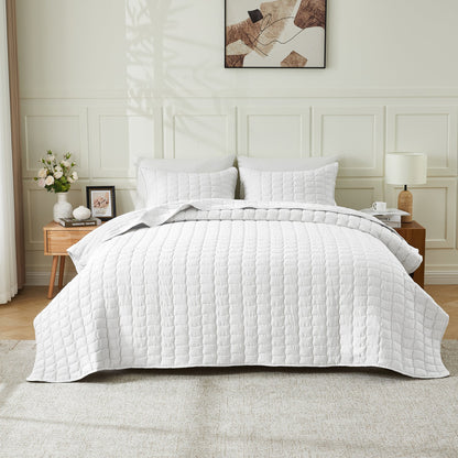 Breathable Gauze Quilt Set and Wave Stitch