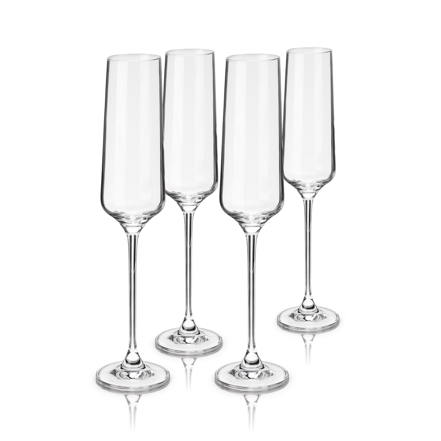 Reserve Inez Crystal and Champagne Flutes