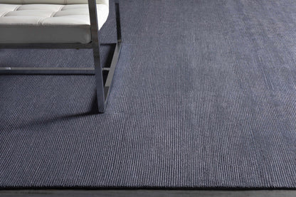 Philipsburg Carpet - Clearance rug blue gray striped texture under chair on Tampa Home & Garden Store