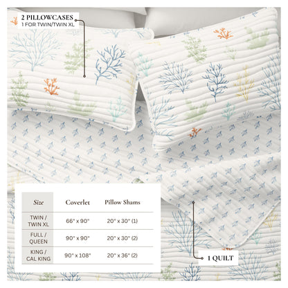 Coastal Microfiber Nautical and All Season Quilt