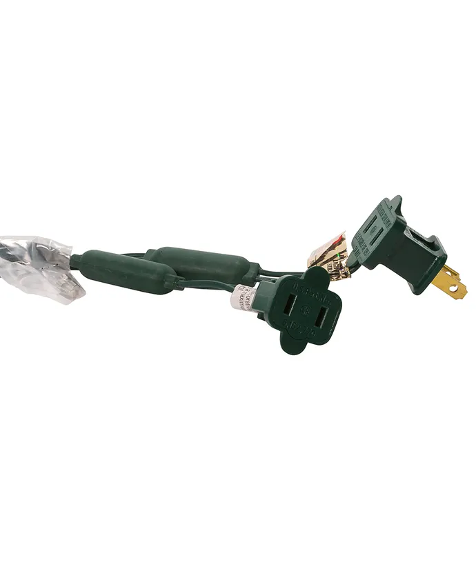 50-Light miniature clear multi-color LED light set on green wire by The Country Christmas Loft on Tampa Home & Garden Store