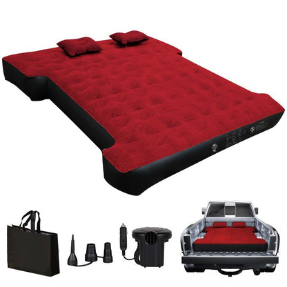 Truck bed air mattress red 5.5-6.5 ft full size with pump kit and carrying bag Dikasun Outdoor on Tampa Home & Garden Store