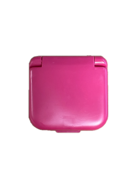 Sewing kit case pink plastic with hinged lid River Country Gear on Tampa Home & Garden Store