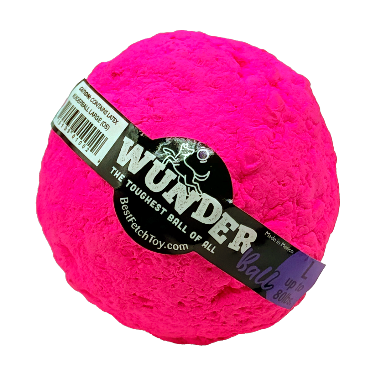 WUNDERball Fetch Toy Natural Rubber Ball For Dogs